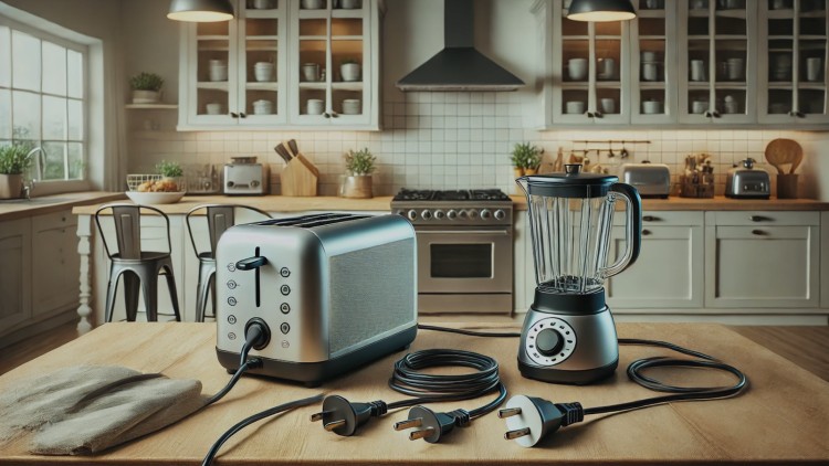 Safe practices for kitchen electrical appliances